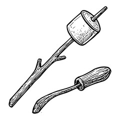 Marshmallow Roasting Stick