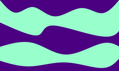Abstract Indigo and Mint Wavy Background Modern Minimal Design