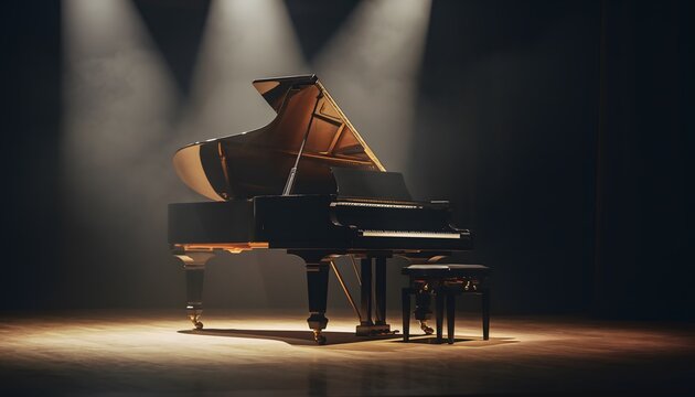 Grand Piano Spotlight