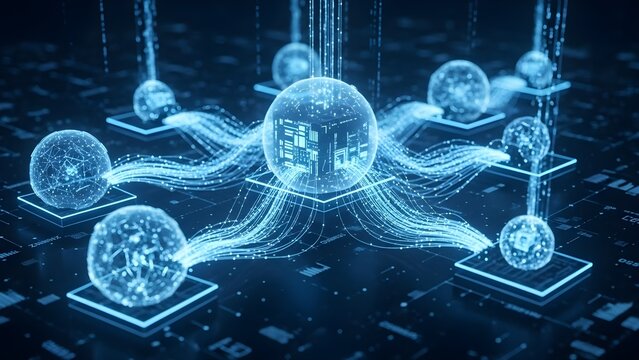 Global Data Stream Quantum Computing Network