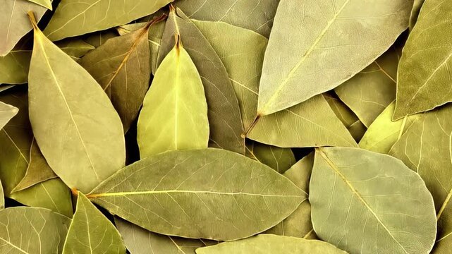 Lots of Laurel Leaves Used for Cooking