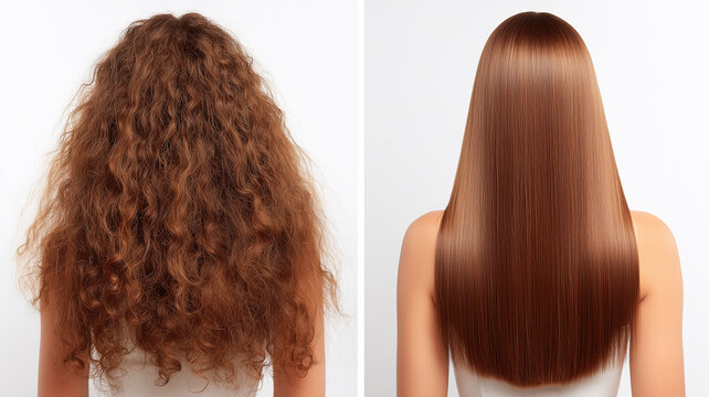 A before and after hair transformation concept illustrating improvement, personal care and the impact of grooming techniques on appearance and confidence.
