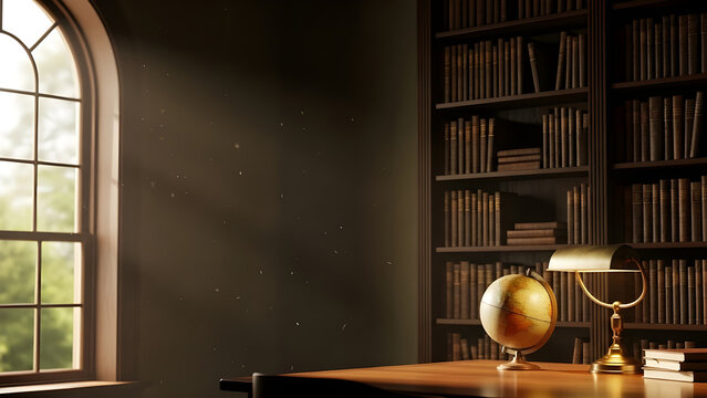 old books in the library