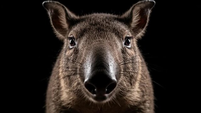 Wildlife Aardvark Close Up with Photorealistic Detail in 4K Cinema Style