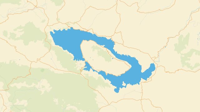 Toba lake map zoom, geography of Toba lake indonesia