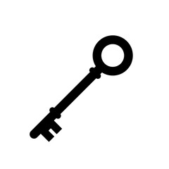 Simple vector key icon symbol of security, login access, and success key, ideal for professional digital security, home, and business designs.
