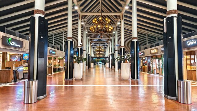 The interior design of International Airport Soekarno Hatta Terminal 1, Domestic Departure