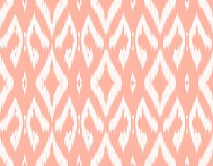 Calm Abstract Geometric Peach Pattern