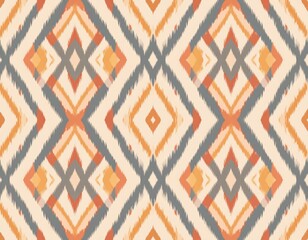 Decorative Geometric Diamond Pattern Textile