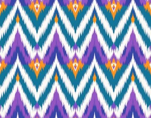 Vibrant Chevron Geometric Pattern Design