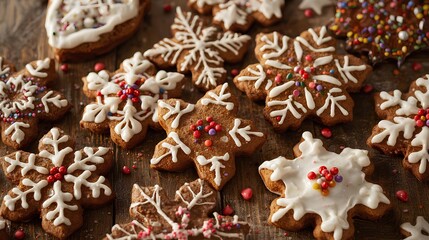 Delicious Homemade Gingerbread Cookies, A Festive Treat for Winter Holidays