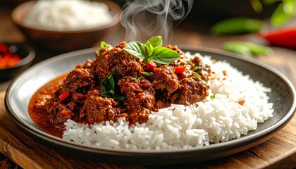 Spicy curry and rice a tantalizing temptation