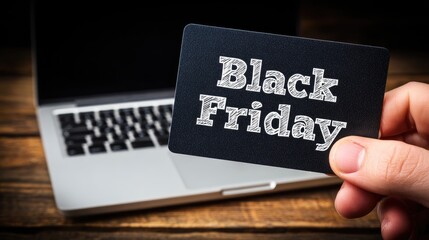 Black friday shopping promotions and discounts at home online sale event exciting deals for shoppers festive environment future of retail