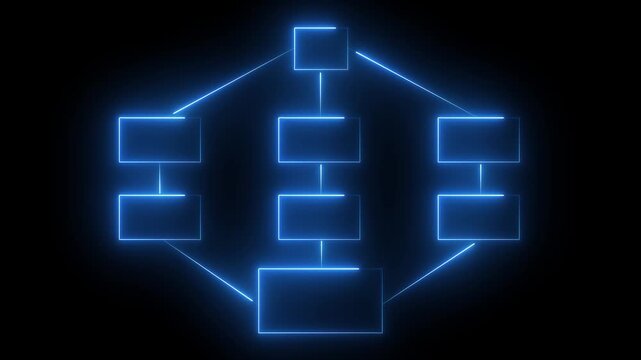Workflow automation and business process mapping idea on the transparent background. process planning. Representing workflow automated.