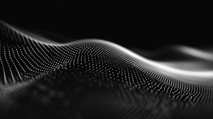 Animated abstract technology background with dark tones, random glowing dots, and grid patterns in 4K, symbolizing digital networks, futuristic tech, data flow, and high-tech modern visual aesthetics.