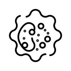 Virus cell icon