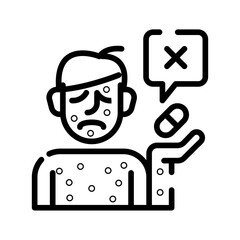 Drug allergies icon