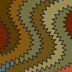 Abstract vector pattern background with seamless star and arrow design