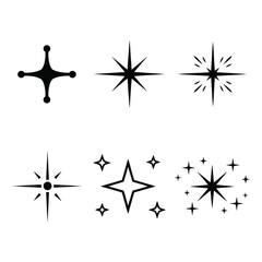 Sparkling starbursts glitter in a celestial array for your next dreamy design