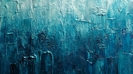 Vibrant blue and green textured wallpaper design with rich color depth and artistic surface detail, creating a bold aesthetic decor background for modern interiors and creative visuals.
