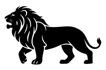Lion silhouette vector illustration