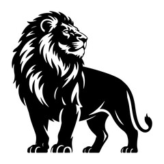 Lion silhouette vector illustration