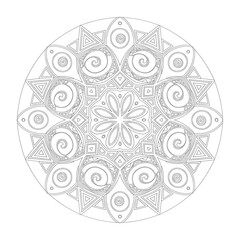 Geometric Harmony: Intricate patterns merge, inviting mindful exploration and fostering a sense of balance. Discover a sanctuary for creativity, contemplation, and inner peace.