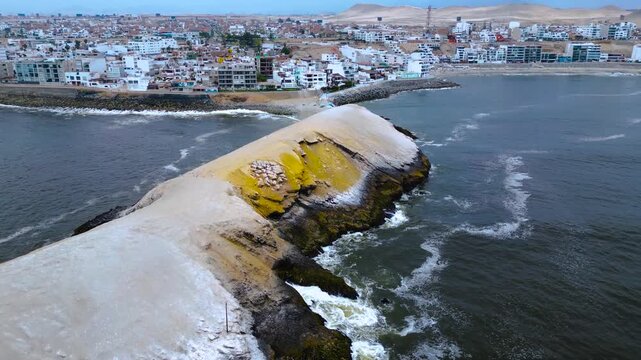 Drone survey of coastal development and non residential zones in Punta Hermosa.