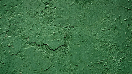 Dark Green Distressed Wall Texture Peeling Paint Grunge Background Pattern