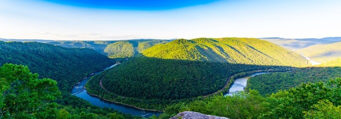 New River Gorge at sunset