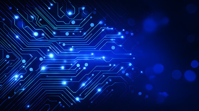 GlowingCircuitBackground