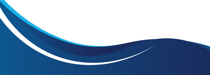 Abstract Blue Wave Curved Lines Background For Design, Branding, And Visual Content