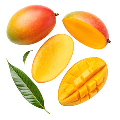 mango fruit isolated on white
