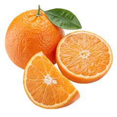 orange on white background