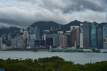 Hong Kong's bustling cityscape and skyscrapers