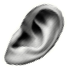 A bitmap of ears PNG