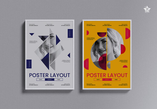 Color full Event Poster Layout