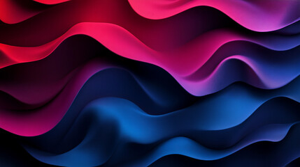 Dark blue, red, and black abstract grainy background with glowing gradient waves and noise texture, symbolizing energy, digital art, modern design, dynamic motion, and vibrant visual aesthetics for po