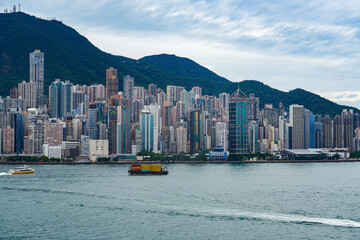 Hong Kong's bustling cityscape and skyscrapers