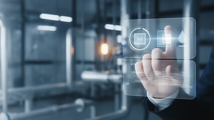 Hydrogen fuel technology future clean energy innovative digital control system solutions enhancing efficiency sustainability environmental protection - Powered by Adobe