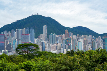Hong Kong's bustling cityscape and skyscrapers