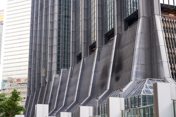 Hong Kong's bustling cityscape and skyscrapers
