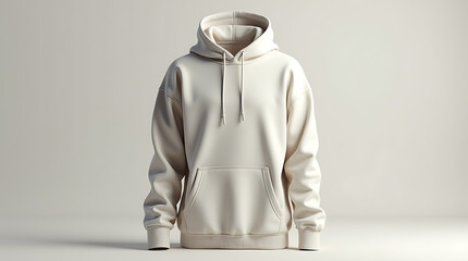 Oversized Streetwear Hoodie Mockup