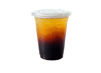 Coffee drink on white background