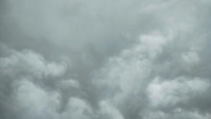 The cloudy sky means it will rain in the afternoon. Overcast sky, abstract background. Looking the clouds in rainy day clouds. 