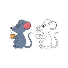 Mouse  Vector Illustration 