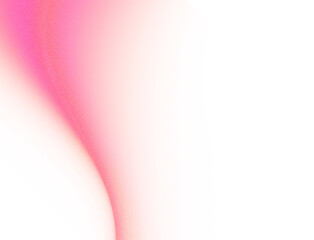 Abstract flowing pink and white gradient wave with soft light and subtle texture isolated on transparent background