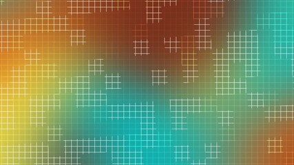 Colorful gradient in teal orange and yellow tones with abstract grid line crosses perfect for modern tech themes celebration events and digital design backgrounds