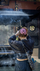 preying temple in china