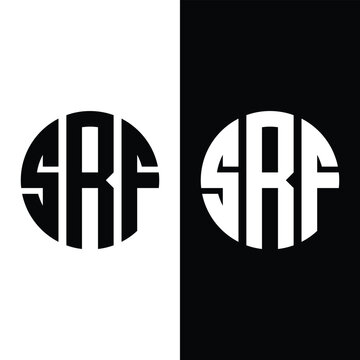 Letter SRF Simple Monogram Logo Icon Design Stock Vector - Illustration.